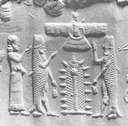 Поклонение Богу Энки Иракский Национальный археологический музей